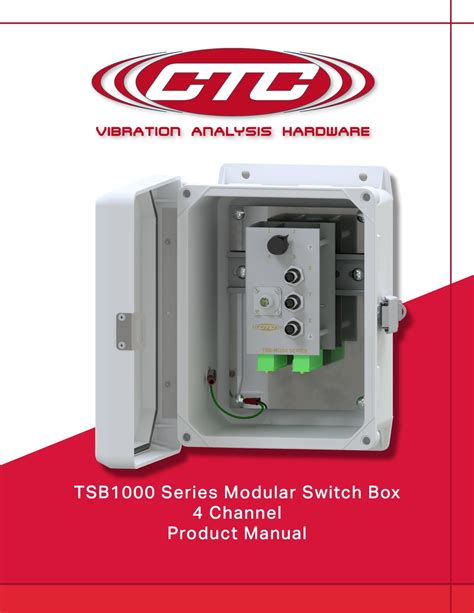 ctc vibration junction box|TSB1000 Modular Switch Box .